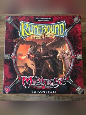 Vintage FFG Runebound 2nd Edition Midnight Expansion Board Game 2006 NEW